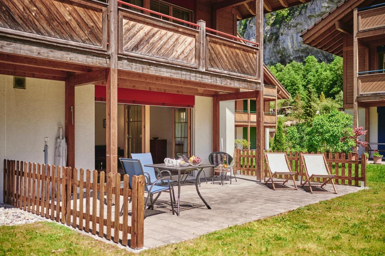 Apartment Trümmelbach, Comfortabl&Cozy, Private Terrace with best views Lauterbrunnen Exterior foto