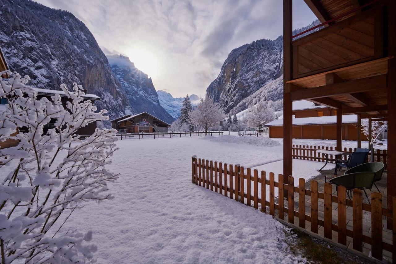 Apartment Trümmelbach, Comfortabl&Cozy, Private Terrace with best views Lauterbrunnen Exterior foto